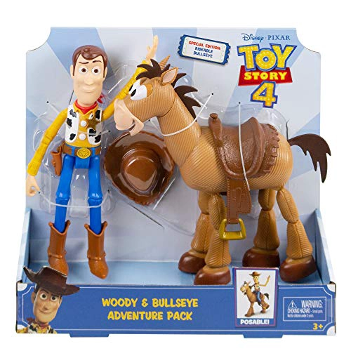 TOY STORY 4PAQUETE DE PIXAR WOODY Y BULLSEYE DE DISNEY PIXAR ESCALA RELATIVA INSPIRADA - 6