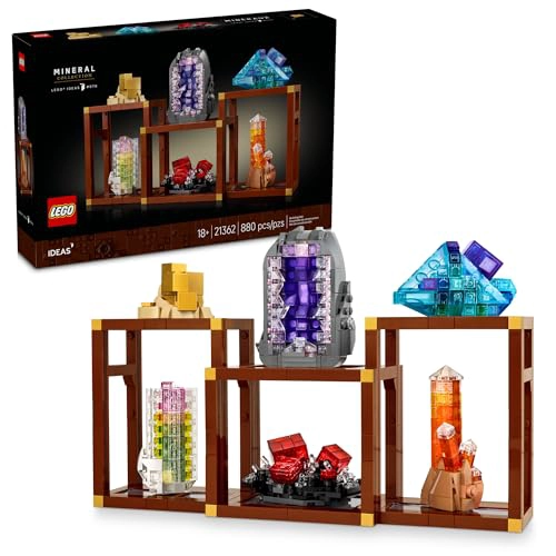 LEGO IDEAS MINERAL COLLECTION JUEGO DE CONSTRUCCION PARA ADULTOS A PARTIR DE 18 AÑOS DECORACION - 1