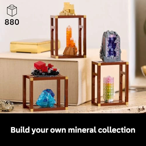 LEGO IDEAS MINERAL COLLECTION JUEGO DE CONSTRUCCION PARA ADULTOS A PARTIR DE 18 AÑOS DECORACION - 2