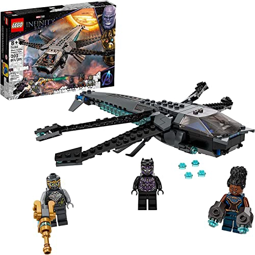 LEGO MARVEL BLACK PANTHER DRAGON FLYER 76186 KIT DE CONSTRUCCION DE JUGUETE CREA LA ESCENA FINAL - 1