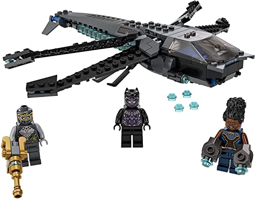 LEGO MARVEL BLACK PANTHER DRAGON FLYER 76186 KIT DE CONSTRUCCION DE JUGUETE CREA LA ESCENA FINAL - 2
