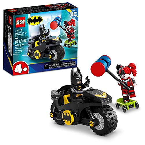 LEGO DC BATMAN VERSUS HARLEY QUINN 76220 JUEGO DE FIGURAS DE ACCION DE SUPERHE ROE CON PATINETA - 1