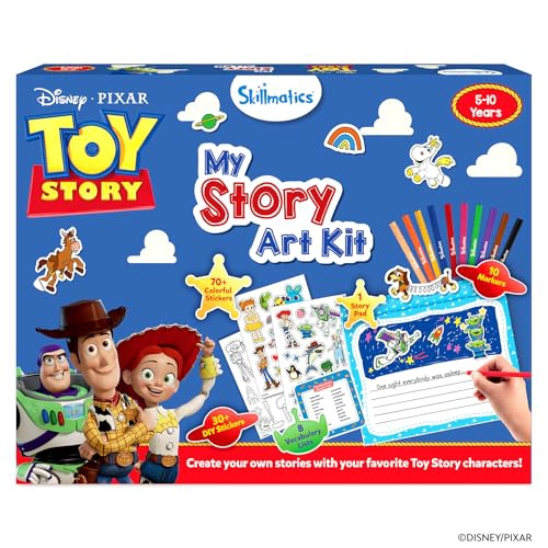 SKILLMATICS KIT DE ARTE DE HISTORIAS DE DISNEYPIXAR TOY STORY DIY CON MAS DE 100 CALCOMANIAS - 1