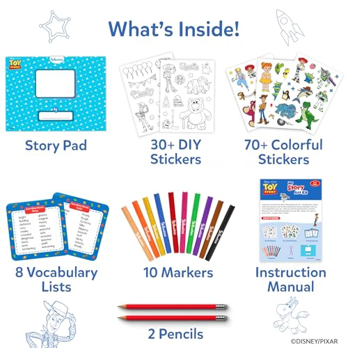 SKILLMATICS KIT DE ARTE DE HISTORIAS DE DISNEYPIXAR TOY STORY DIY CON MAS DE 100 CALCOMANIAS - 3