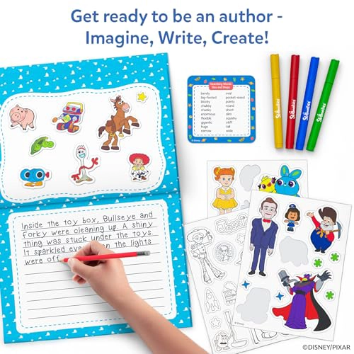 SKILLMATICS KIT DE ARTE DE HISTORIAS DE DISNEYPIXAR TOY STORY DIY CON MAS DE 100 CALCOMANIAS - 4