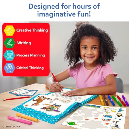 SKILLMATICS KIT DE ARTE DE HISTORIAS DE DISNEYPIXAR TOY STORY DIY CON MAS DE 100 CALCOMANIAS - 5