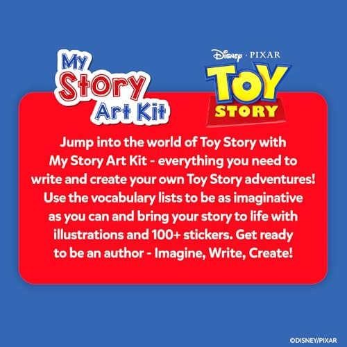 SKILLMATICS KIT DE ARTE DE HISTORIAS DE DISNEYPIXAR TOY STORY DIY CON MAS DE 100 CALCOMANIAS - 7