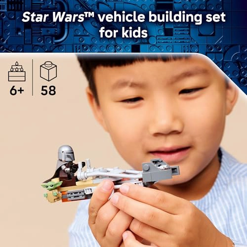 LEGO STAR WARS THE MANDALORIAN GROGUS SPEEDER BIKE JUGUETE DE CONSTRUCCION PARA NIÑOS Y NIÑAS - 2