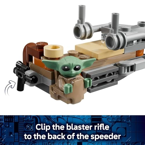 LEGO STAR WARS THE MANDALORIAN GROGUS SPEEDER BIKE JUGUETE DE CONSTRUCCION PARA NIÑOS Y NIÑAS - 3