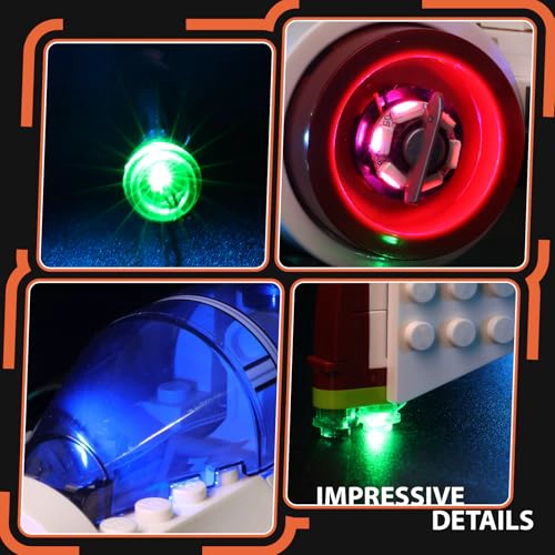 KIT DE LUCES LED COMPATIBLE CON LEGO STAR WARS ARC170 STARFIGHTER 75402 KIT DE ILUMINACION PREMIUM - 5
