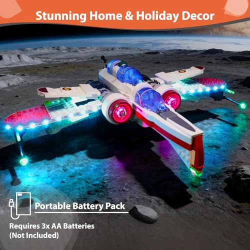 KIT DE LUCES LED COMPATIBLE CON LEGO STAR WARS ARC170 STARFIGHTER 75402 KIT DE ILUMINACION PREMIUM - 6