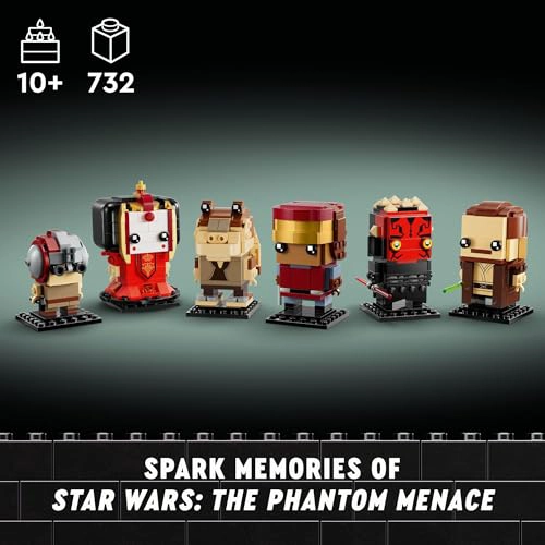 LEGO STAR WARS BRICKHEADZ THE PHANTOM MENACE FIGURAS COLECCIONABLES DE STAR WARS DE ANNAKIN DARTH - 5