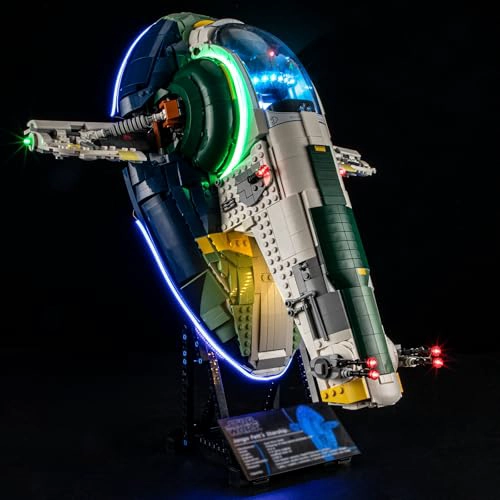 BRIKSMAX KIT DE LUZ 20 PARA LEGO JANGO FETTS FIRESPRAYCLASS STARSHIP ILUMINACION LED INNOVADORA - 1