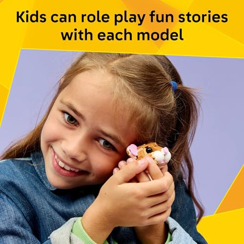 LEGO CREATOR 31376 LINDO HAMSTER 3 EN 1 CON UN JUGUETE DE CONSTRUCCION DE FLORES PARA NIÑAS Y NIÑOS - 3