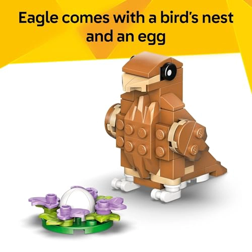 LEGO CREATOR 31376 LINDO HAMSTER 3 EN 1 CON UN JUGUETE DE CONSTRUCCION DE FLORES PARA NIÑAS Y NIÑOS - 5