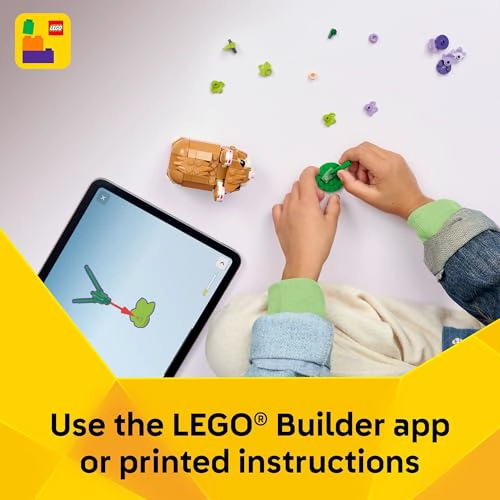 LEGO CREATOR 31376 LINDO HAMSTER 3 EN 1 CON UN JUGUETE DE CONSTRUCCION DE FLORES PARA NIÑAS Y NIÑOS - 6