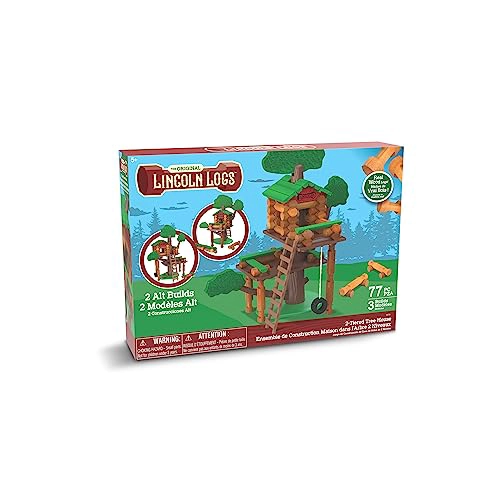 LINCOLN LOGS JUEGO DE CONSTRUCCION DE CASA EN EL ARBOL DE 2 NIVELES JUGUETE EDUCATIVO REGALO - 5