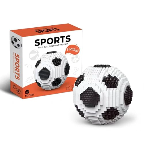 VZIIMO JUEGO DE CONSTRUCCION DE FUTBOL PARA ADULTOS REGALOS DE FUTBOL PARA NIÑOS KIT DE MODELO - 1