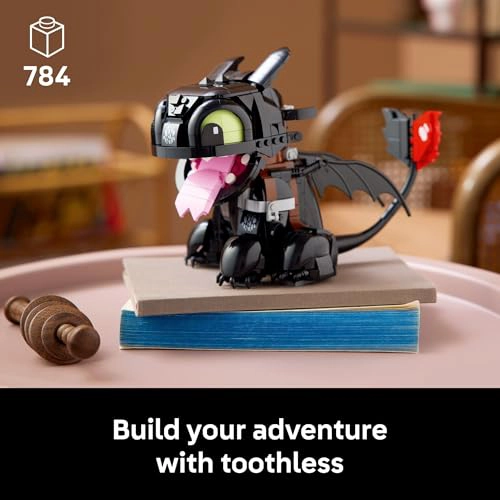 LEGO ICONS COMO ENTRENAR A TU DRAGON SET DE CONSTRUCCION DE SIN DIENTES PARA ADULTOS EDADES 18 - 2