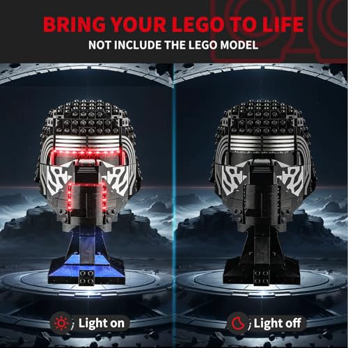 BRIKSMAX KIT DE LUCES 20 PARA CASCO LEGO KYLO REN INNOVADORA ILUMINACION LED COMPATIBLE CON LEGO - 2