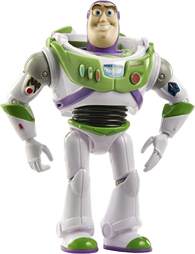 MATTEL DISNEY PIXAR FIGURA DE ACCION DE TOY STORY POSABLE BUZZ LIGHTYEAR CON ASPECTO DISTINTIVO - 1