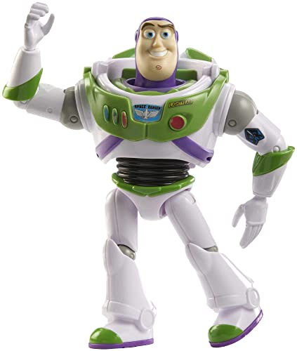 MATTEL DISNEY PIXAR FIGURA DE ACCION DE TOY STORY POSABLE BUZZ LIGHTYEAR CON ASPECTO DISTINTIVO - 5