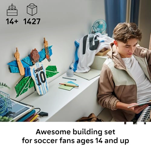 LEGO EDITIONS LIONEL MESSI CELEBRACION JUEGO DE CONSTRUCCION PARA NIÑOS Y NIÑAS A PARTIR DE 14 AÑOS - 2