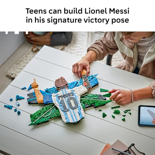 LEGO EDITIONS LIONEL MESSI CELEBRACION JUEGO DE CONSTRUCCION PARA NIÑOS Y NIÑAS A PARTIR DE 14 AÑOS - 3