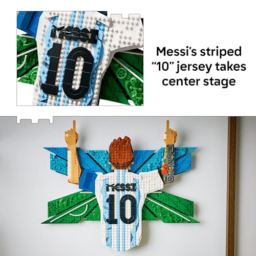 LEGO EDITIONS LIONEL MESSI CELEBRACION JUEGO DE CONSTRUCCION PARA NIÑOS Y NIÑAS A PARTIR DE 14 AÑOS - 4