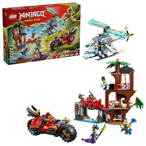 LEGO NINJAGO JUEGO DE CONSTRUCCION DE VEHICULO NINJA CON CASA EN EL ARBOL PARA NIÑOS Y NIÑAS DE 7 - 1