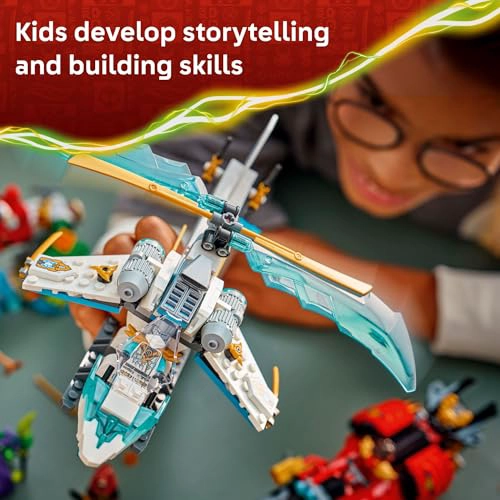 LEGO NINJAGO JUEGO DE CONSTRUCCION DE VEHICULO NINJA CON CASA EN EL ARBOL PARA NIÑOS Y NIÑAS DE 7 - 4