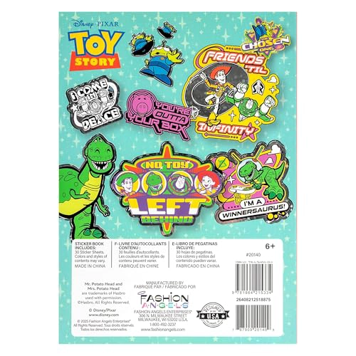 FASHION ANGELS DISNEY PIXAR TOY STORY 1000 LIBRO DE CALCOMANIAS INCLUYE 30 PAGINAS DE CALCOMANIAS - 4