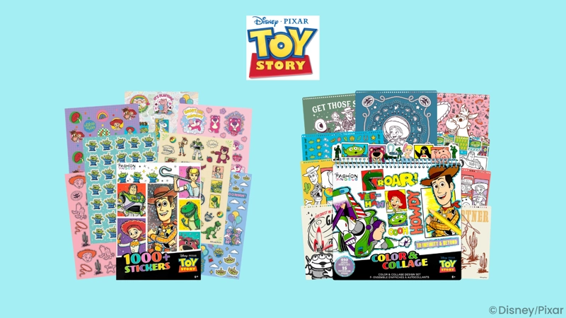 FASHION ANGELS DISNEY PIXAR TOY STORY 1000 LIBRO DE CALCOMANIAS INCLUYE 30 PAGINAS DE CALCOMANIAS - 6