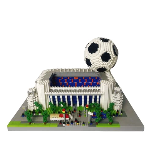 4800 PIEZAS ESTADIO DE FUTBOL DE MADRID CON PELOTA DE FUTBOL MICRO MINI JUEGO DE BLOQUES - 1