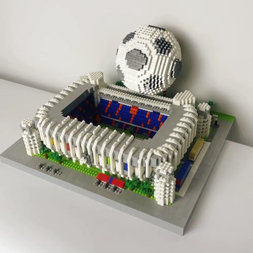 4800 PIEZAS ESTADIO DE FUTBOL DE MADRID CON PELOTA DE FUTBOL MICRO MINI JUEGO DE BLOQUES - 6