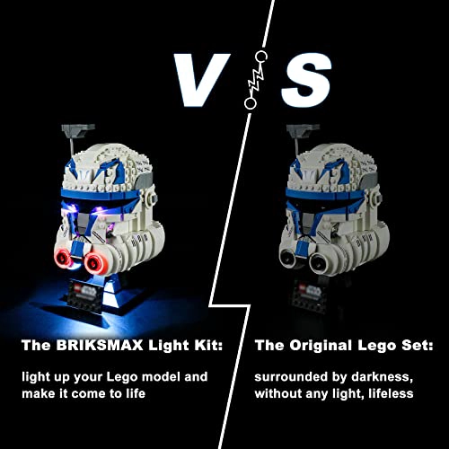 BRIKSMAX KIT DE ILUMINACION LED PARA CASCO LEGO75349 CAPTAIN REX COMPATIBLE CON EL MODELO - 5