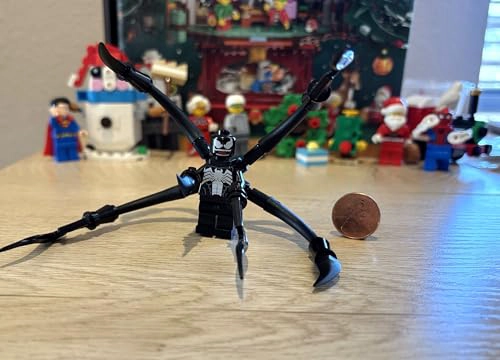 LEGO SUPER HEROES MINIFIGURA DE HOMBRE ARAÑA VENOM CON CUCHILLAS ESPIGADAS Y AZULEJO MINIFIGURELAND - 2