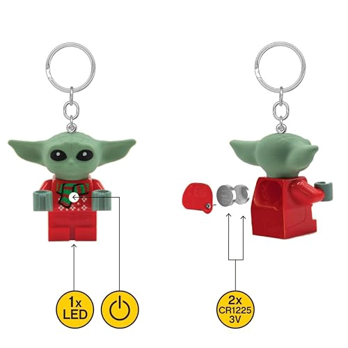 LEGO STAR WARS THE MANDALORIAN KEY LIGHT SUE TER NAVIDEÑO GROGU KE208AH FIGURA EXTRAGRANDE DE 225 - 5