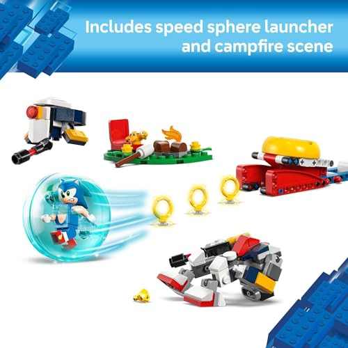 LEGO SONIC THE HEDGEHOG ENFRENTAMIENTO EN LA FOGATA DE SONIC JUGUETE DE COLECCION PARA NIÑOS - 3