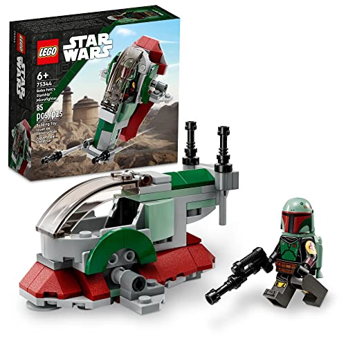 LEGO STAR WARS LA NAVE ESTRELLA DE BOBA FETT MICROFIGHTER 75344 VEHICULO DE CONSTRUCCION DE JUGUETE - 1