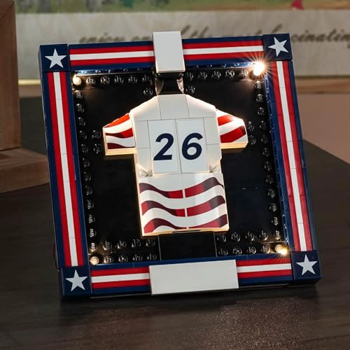 LED LIGHTING COMPATIBLE WITH LEGO 2026 US SOCCER NATIONAL TEAM JERSEY 43033 JUST LIGHTS20 LIGHT KIT - 2