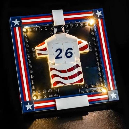 LED LIGHTING COMPATIBLE WITH LEGO 2026 US SOCCER NATIONAL TEAM JERSEY 43033 JUST LIGHTS20 LIGHT KIT - 4