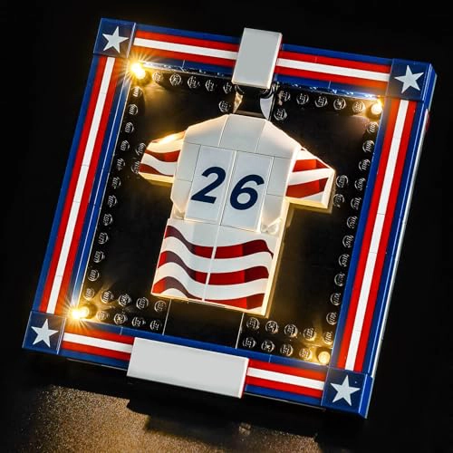 LED LIGHTING COMPATIBLE WITH LEGO 2026 US SOCCER NATIONAL TEAM JERSEY 43033 JUST LIGHTS20 LIGHT KIT - 6