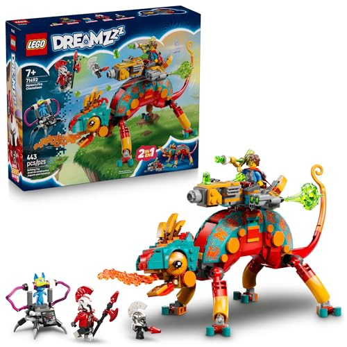 LEGO DREAMZZZ JUGUETE DE CONSTRUCCION DE CAMALEON DE FUEGO DE MATEO JUEGO DE SIMULACION PARA NIÑOS - 1