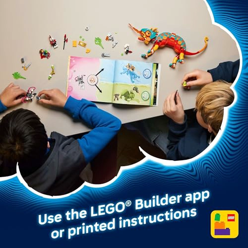 LEGO DREAMZZZ JUGUETE DE CONSTRUCCION DE CAMALEON DE FUEGO DE MATEO JUEGO DE SIMULACION PARA NIÑOS - 6