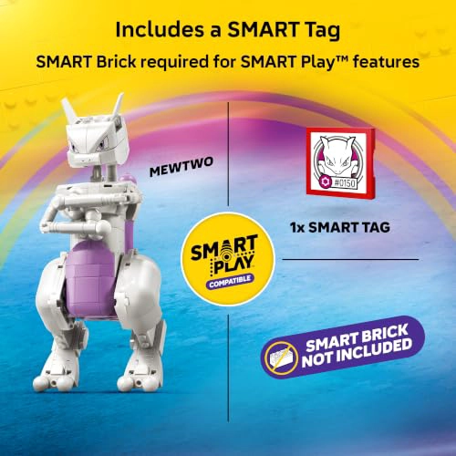 LEGO POKE MON SMART PLAY MEWTWOS LAB BREAK SET COMPATIBLE CON UNA ETIQUETA INTELIGENTE Y UNA FIGURA - 4