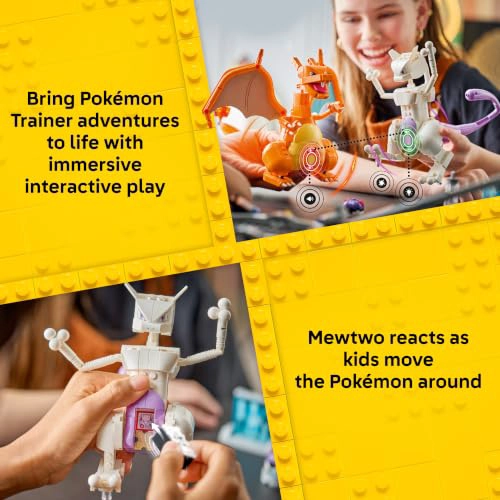 LEGO POKE MON SMART PLAY MEWTWOS LAB BREAK SET COMPATIBLE CON UNA ETIQUETA INTELIGENTE Y UNA FIGURA - 6
