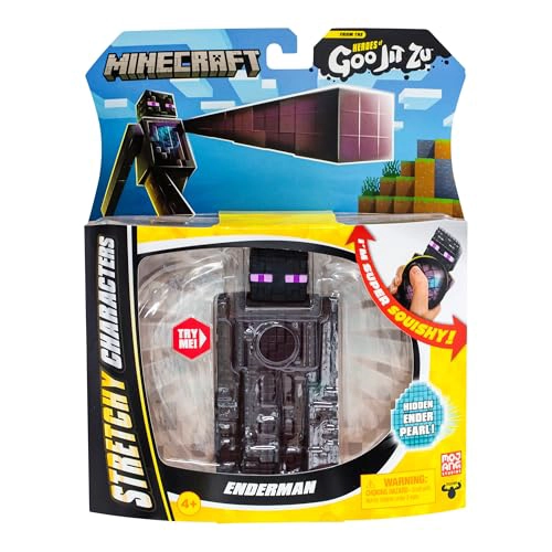HEROES OF GOO JIT ZU PERSONAJES ELASTICOS DE MINECRAFT COLECCIONA ENDERMAN CON PERLA ENDER RELLENOS - 2