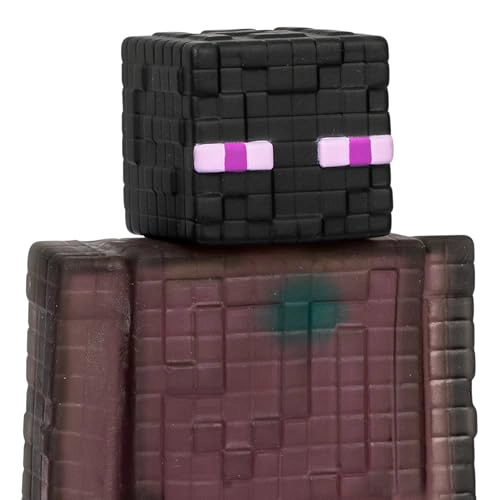 HEROES OF GOO JIT ZU PERSONAJES ELASTICOS DE MINECRAFT COLECCIONA ENDERMAN CON PERLA ENDER RELLENOS - 6