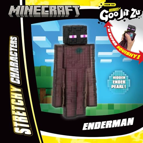 HEROES OF GOO JIT ZU PERSONAJES ELASTICOS DE MINECRAFT COLECCIONA ENDERMAN CON PERLA ENDER RELLENOS - 7